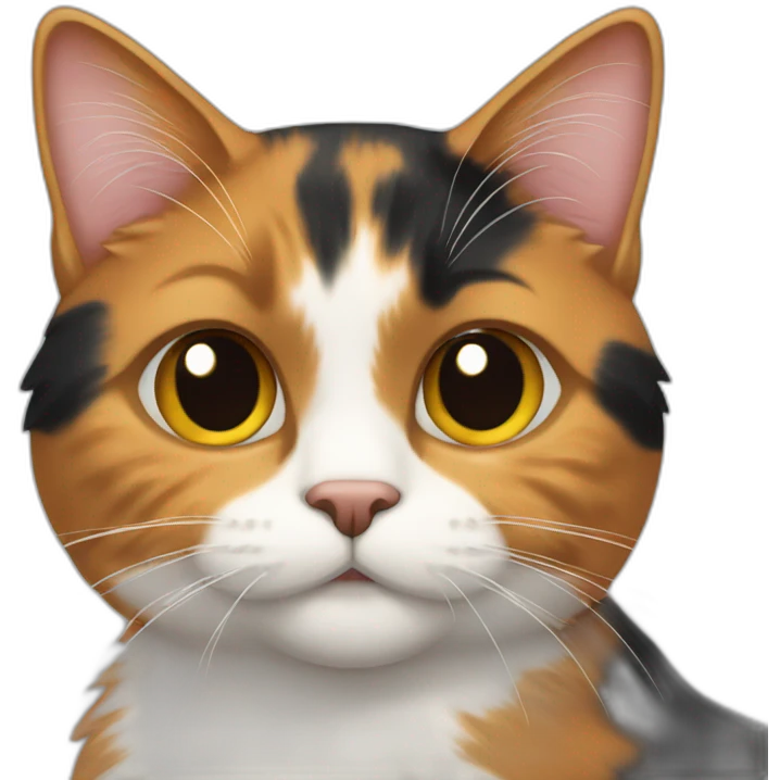 calico cat emoji