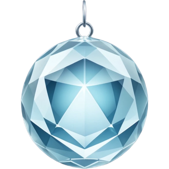 Hanging crystal sphere emoji