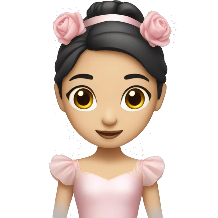 Asian ballerina  emoji