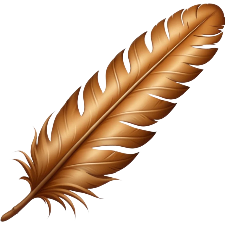 Feather with Kori pattern emoji