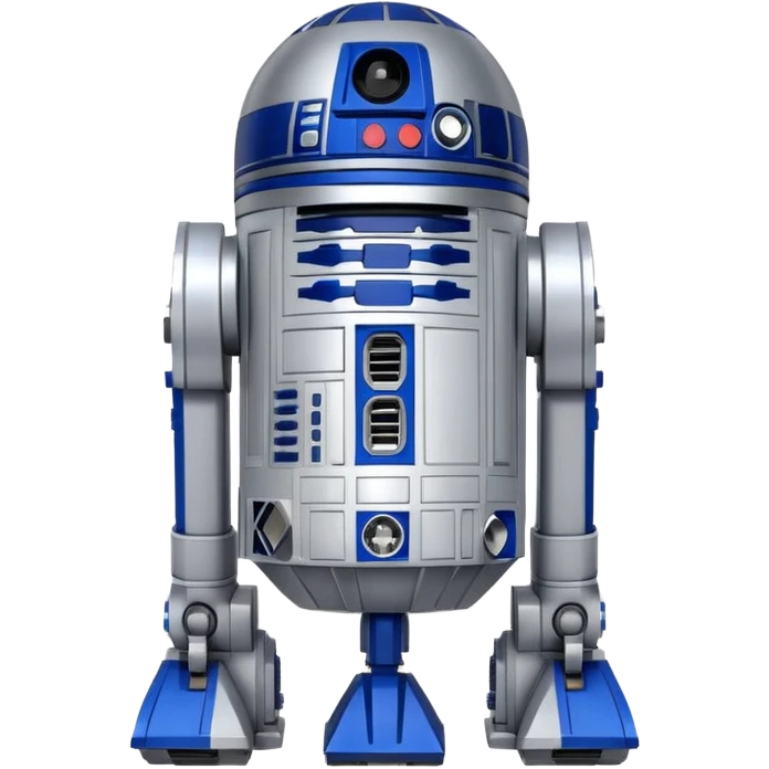 A robot R2D2 of starwars emoji