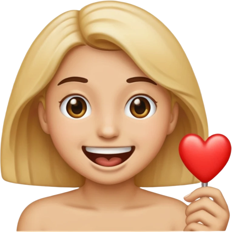 Emoji giving blowjob emoji