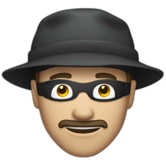 Burglar emoji