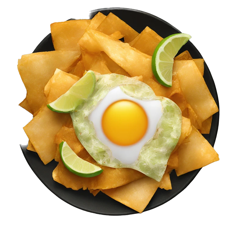 Heart eyes on chilaquiles emoji