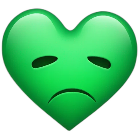 Broken Green Heart emoji
