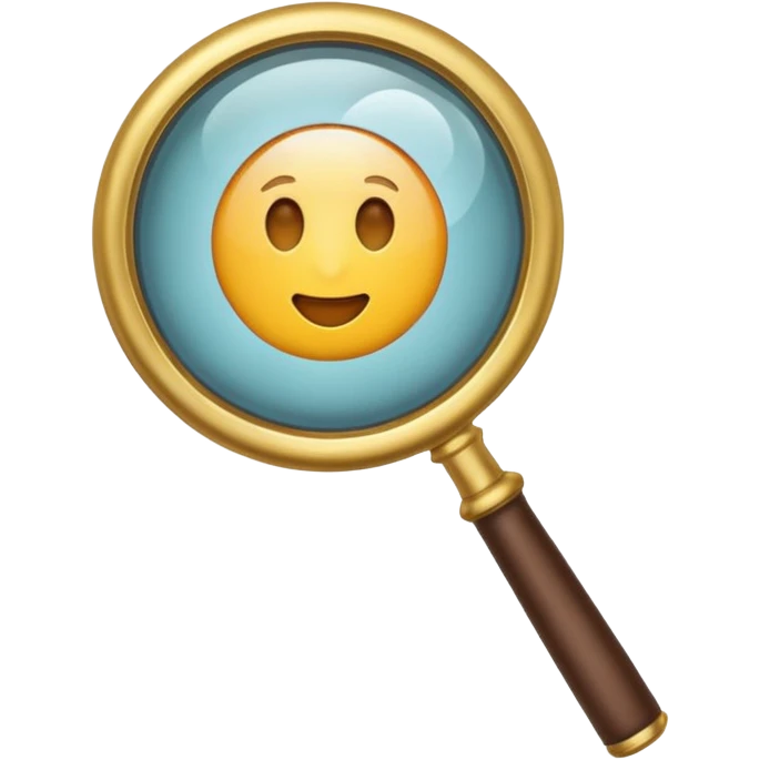 magnifying glass emoji
