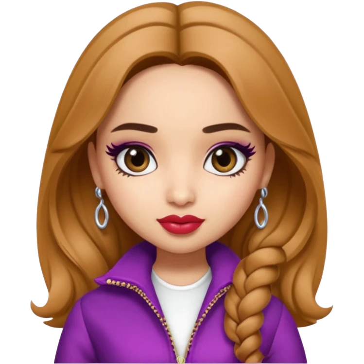 pretty bratz genmoji that looks like tamannah bhatia (bollywood actress) emoji
