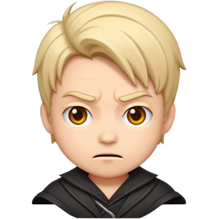Cool chibi mad emoji
