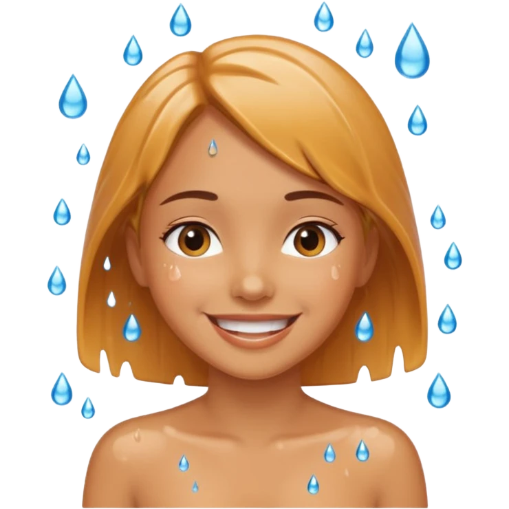 Funny girl  nude showwr emoji