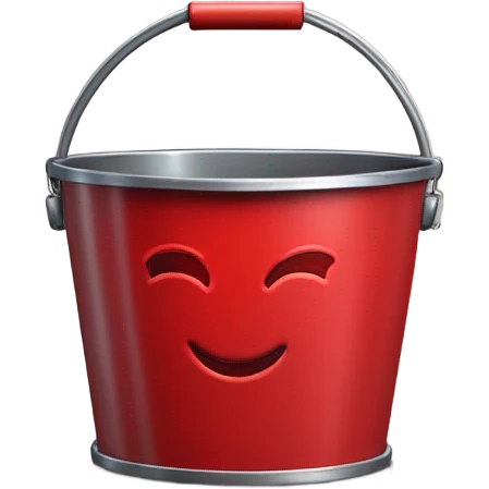 heart bucket emoji