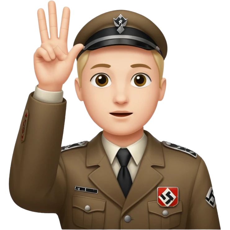 Nazi salut emoji
