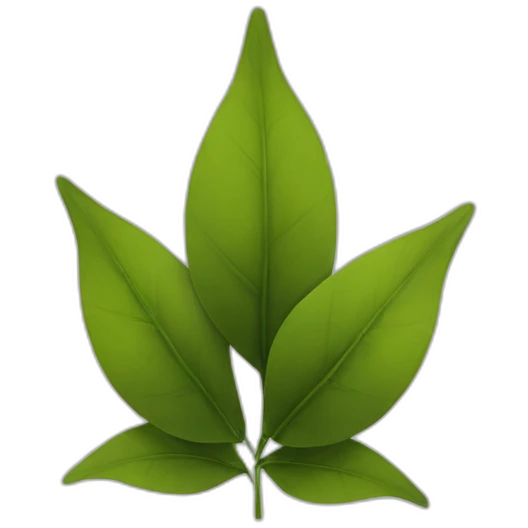 Tresfle a quatres feuilles noir emoji