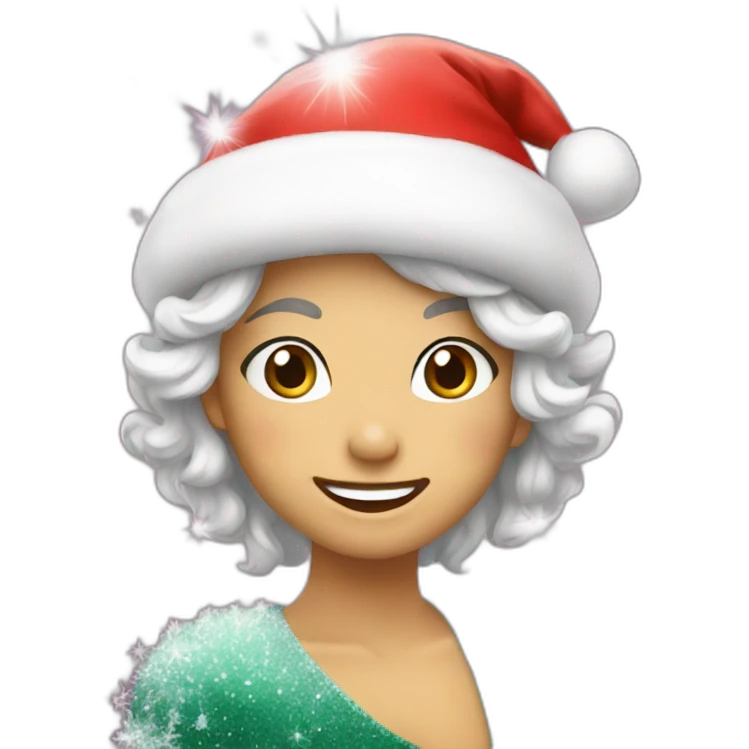 Christmas sparkle emoji