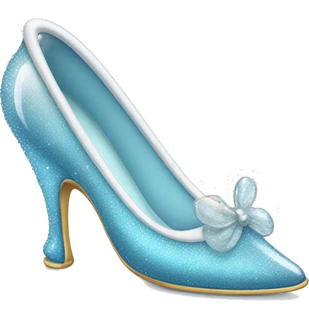 Cinderella glass slipper emoji