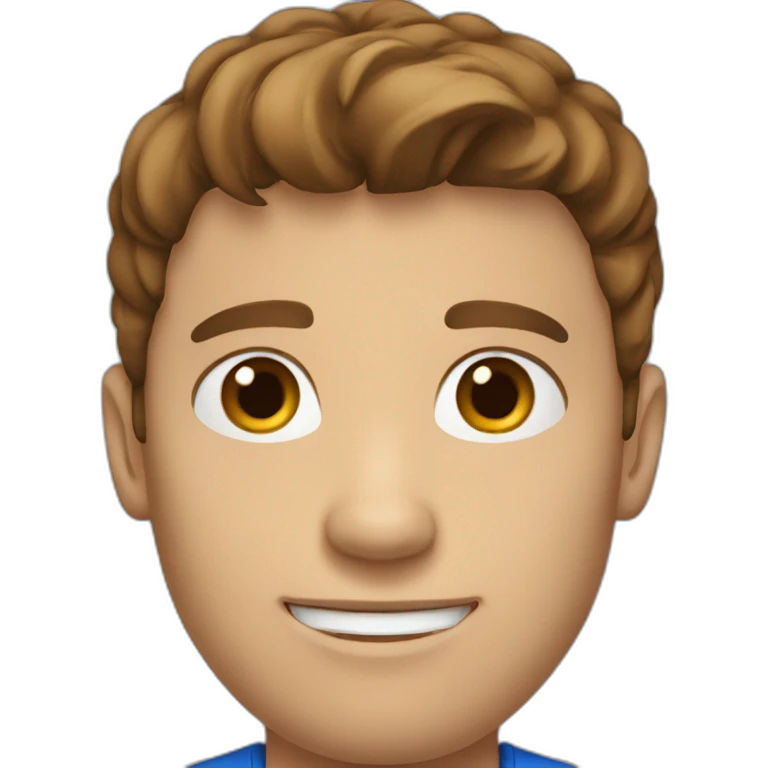 man-with-brown-hair-and-blue-eyes emoji