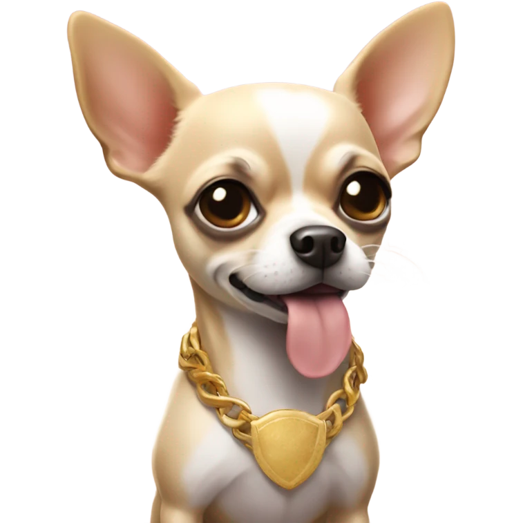 Cute chihuahua ruling the world  emoji