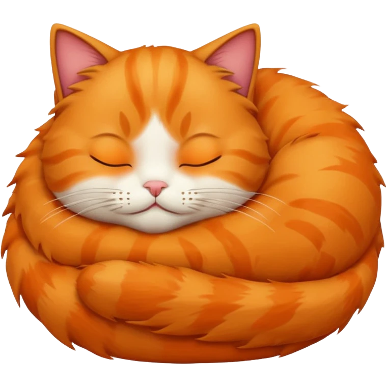 Cat emoji sleeping emoji