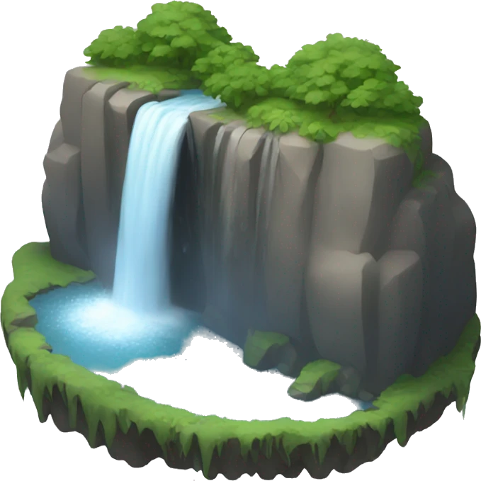 Waterfall emoji