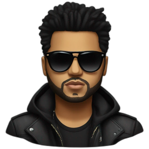 The Weeknd with Sunglasses emoji