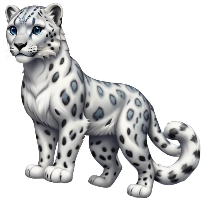 cinematic-snow-leopard-realistic-full-body-standing-emoji,-muscular-yet-graceful-body-balanced-on-rocky-cliffs,-long-fluffy-tail-swirling-behind,-head-tilted-dramatically,-thick-ghostly-white-fur-speckled-with-black-rosettes,-piercing-icy-blue-eyes,-simplified-yet-realistic-focused-features,-highly-detailed,-glowing-with-an-almost-sarcastic-glow emoji