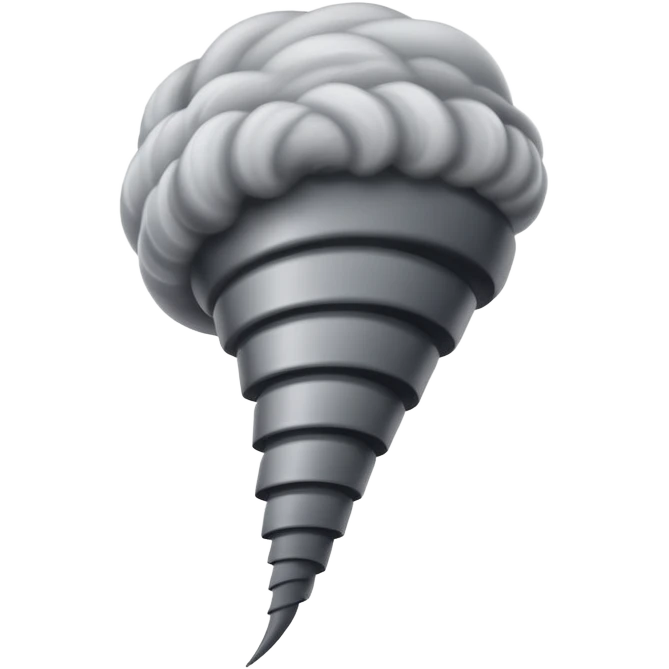 Tornado vagina emoji