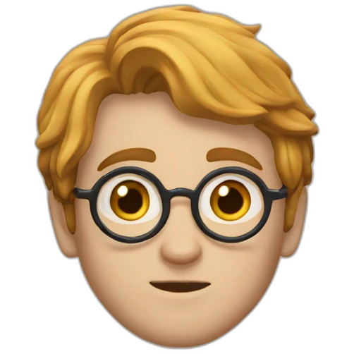 Harry Potter qui embrasse emoji