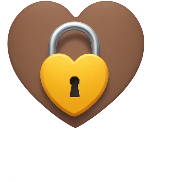 Padlock 按到heart emoji