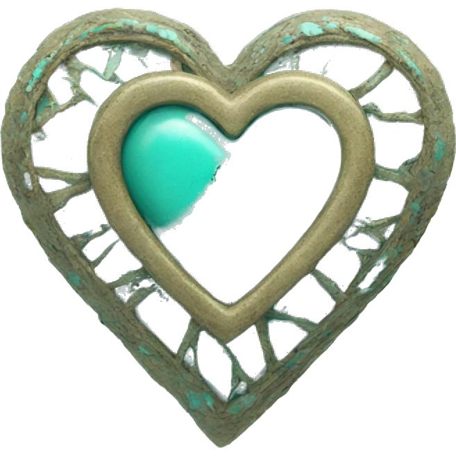 turquoise heart emoji