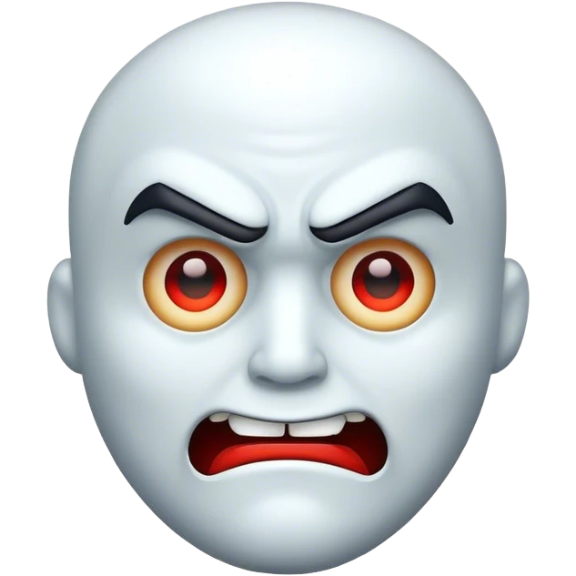 Super scary man emoji