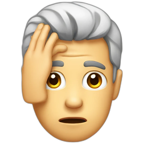 facepalm emoji