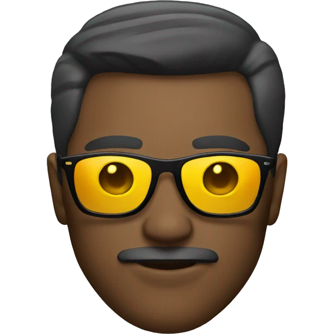 cool man with a suit and sunglasses emoji