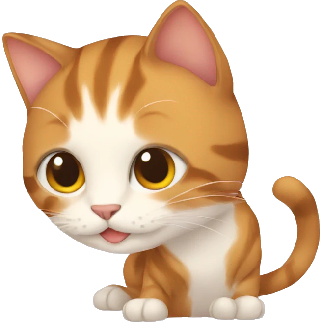 Cat with human  emoji