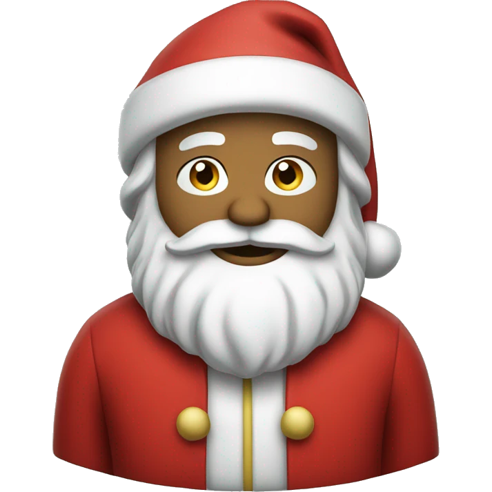 Santa Claus in a red coat emoji
