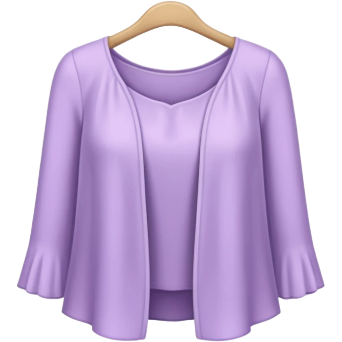 Pale Purple Rack of feminine clothes emoji