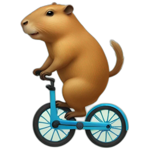 capybara on a unicycle emoji