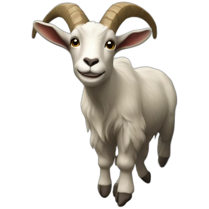climbing-goat emoji