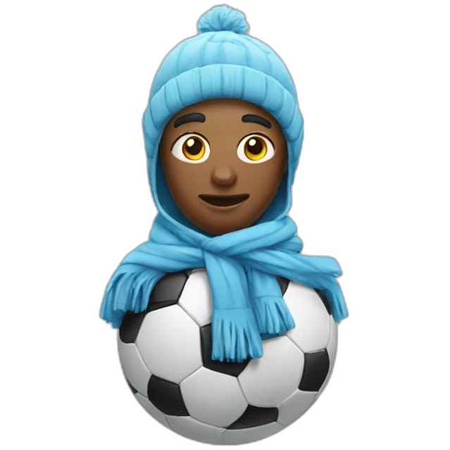 freezing soccer emoji