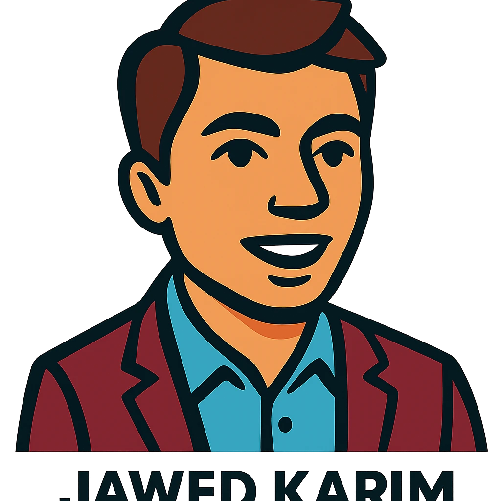 vibrant toon style portrait of Jawed Karim, YouTube founder emoji