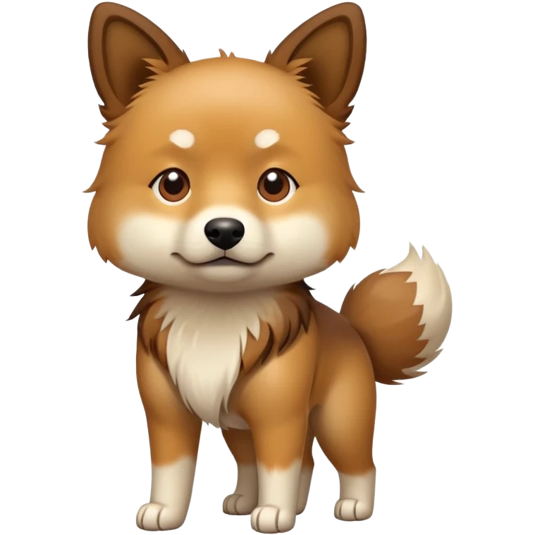 Chinese native dog emoji