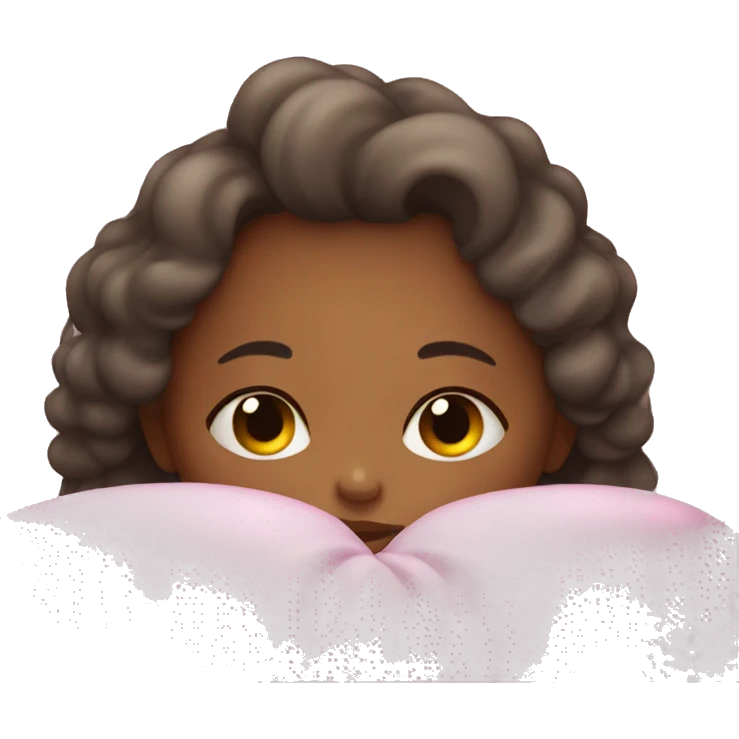 Girls sleep emoji