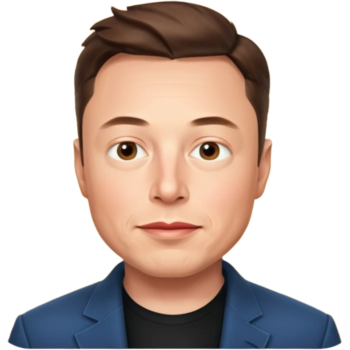 Elon Musk emoji