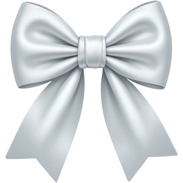 white bow  emoji