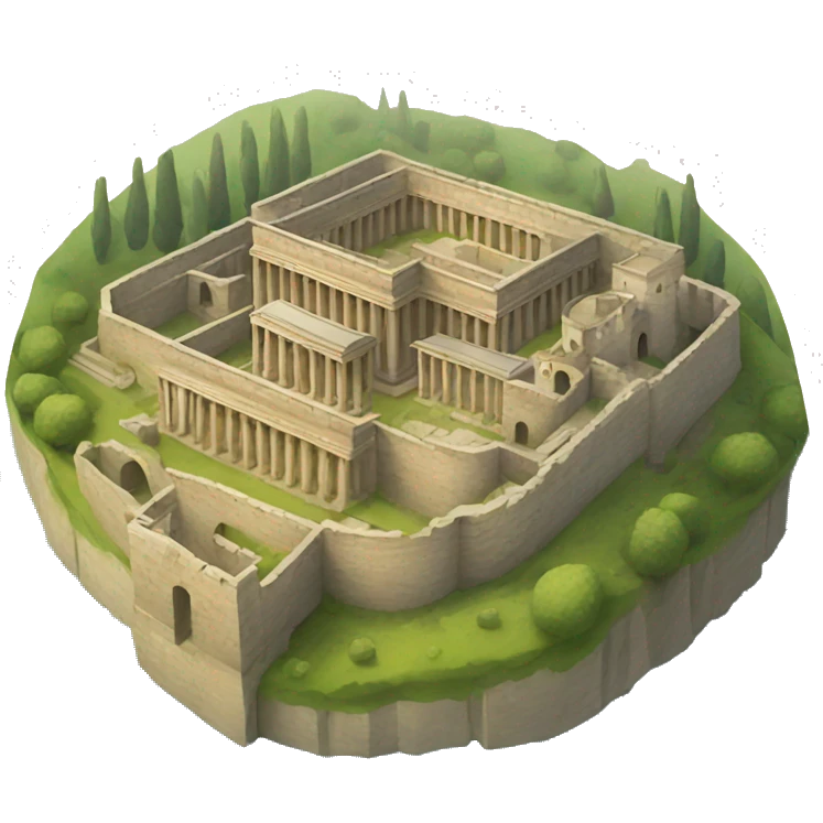 a walled roman city emoji