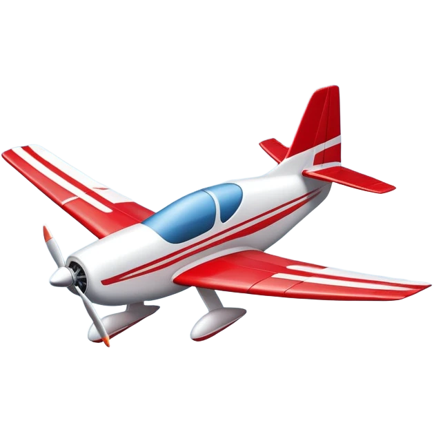 An icon featuring a remote-controlled model airplane soaring through the sky and clouds, with a detailed transmitter in the foreground. The sky is clear with motion lines showing flight. Transparent background emphasizes the precision, creativity, and joy of aeromodelling as a sport. emoji