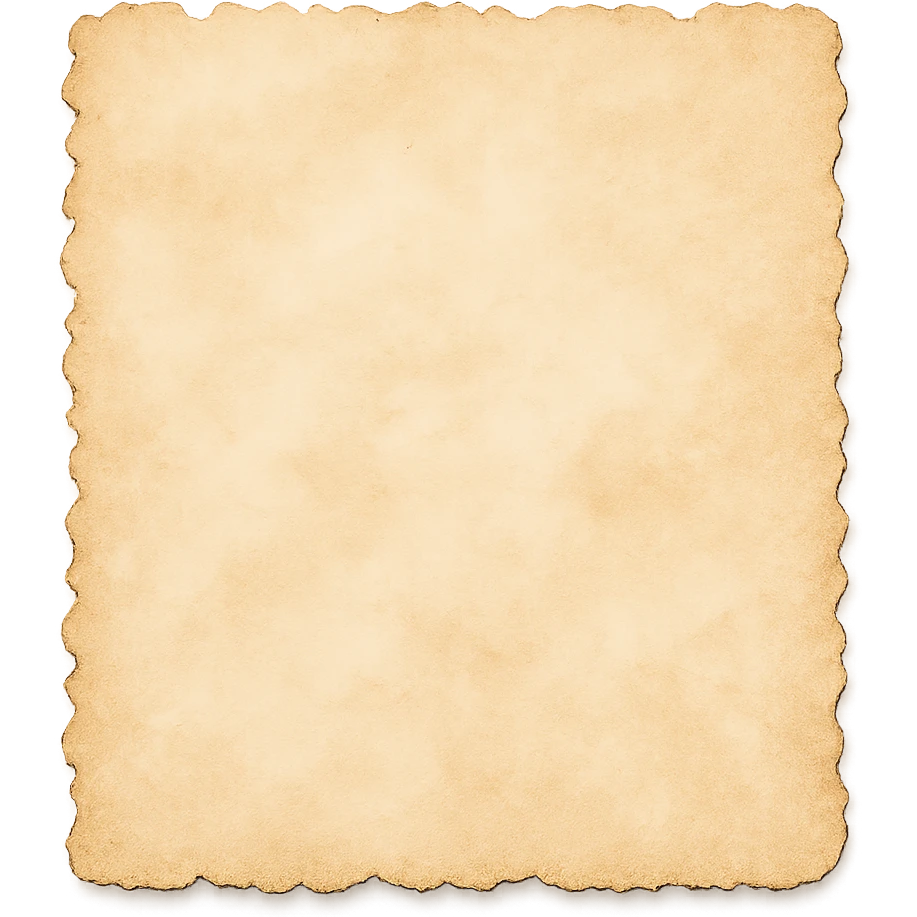 abstract vintage paper edge with scalloped torn edge, soft hand-painted texture, transparent background, no face, no hands, no legs, no characters emoji