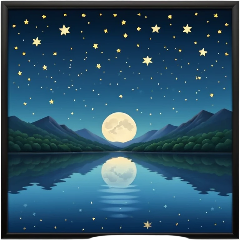 arkansas lake in the night emoji