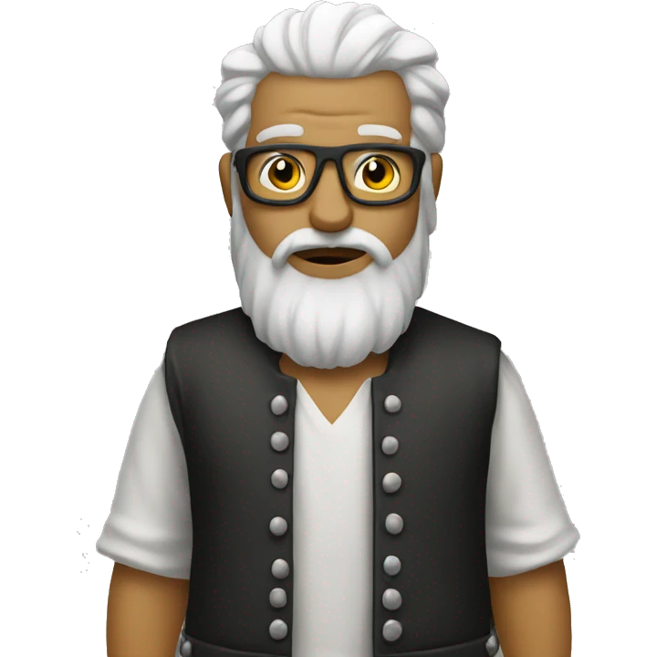 Sant with a punk style  emoji