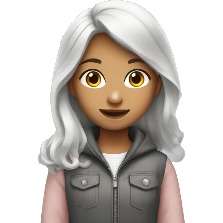 Girl wearing Kaufland clothes  emoji