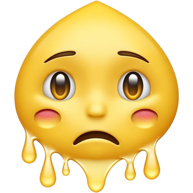 nodding emoji with tears streaming down its face emoji