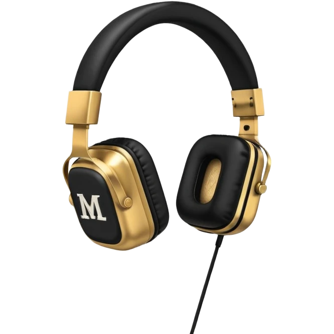  сгенери иконку накладных наушников в стиле Marshall.

Узнаваемая форма квадртаных чашек Marshall, аккуратные швы, мягкие амбушюры, прочное оголовье.
Логотип Marshall на чашках, выполненный в фирменном стиле.

 emoji